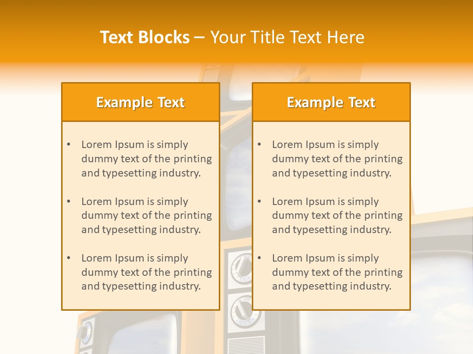 Isolated Media Heaven PowerPoint Template