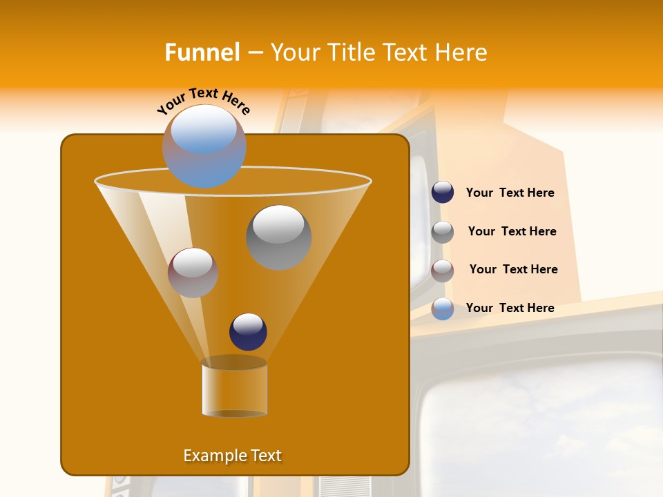 Isolated Media Heaven PowerPoint Template