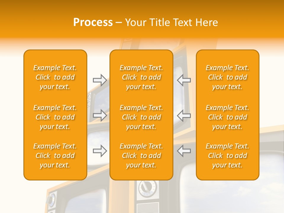 Isolated Media Heaven PowerPoint Template