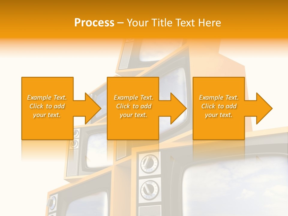 Isolated Media Heaven PowerPoint Template