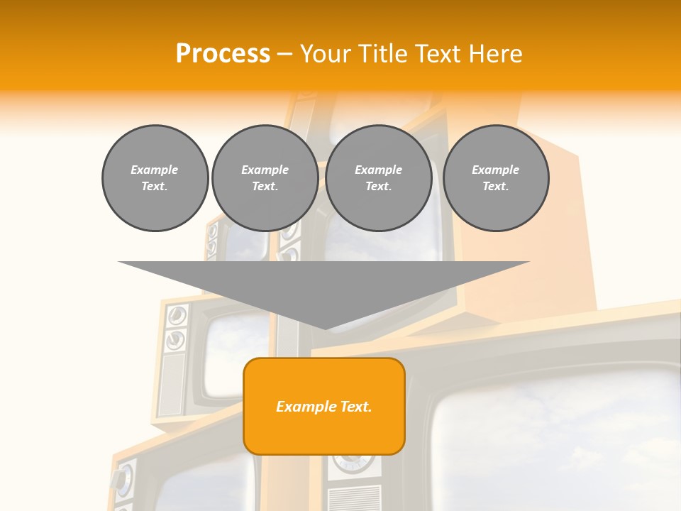 Isolated Media Heaven PowerPoint Template