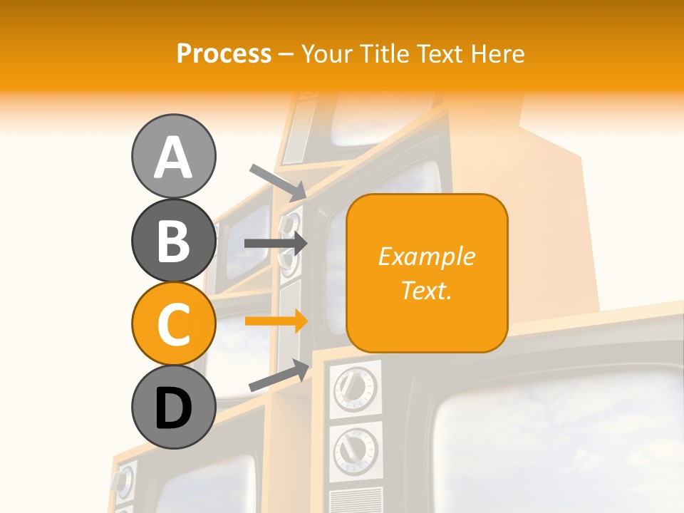 Isolated Media Heaven PowerPoint Template