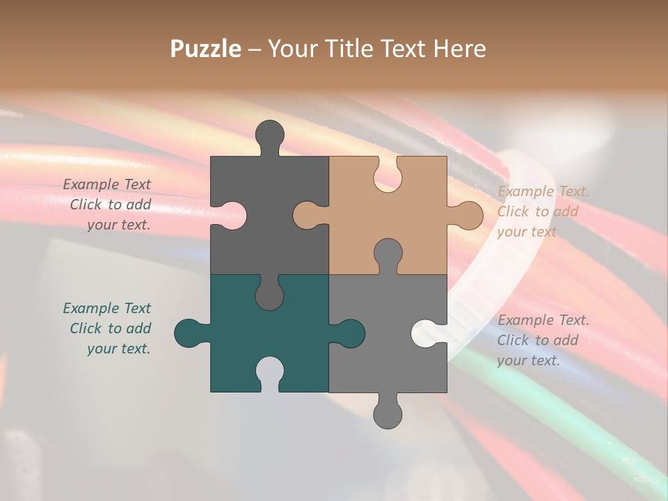 Slots Component Plug PowerPoint Template