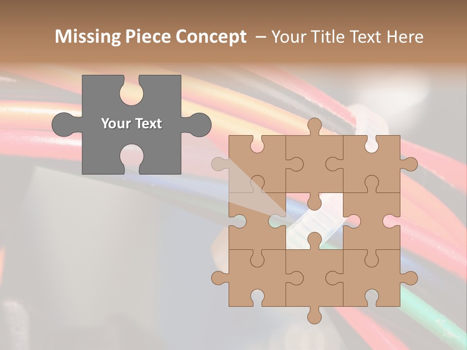 Slots Component Plug PowerPoint Template
