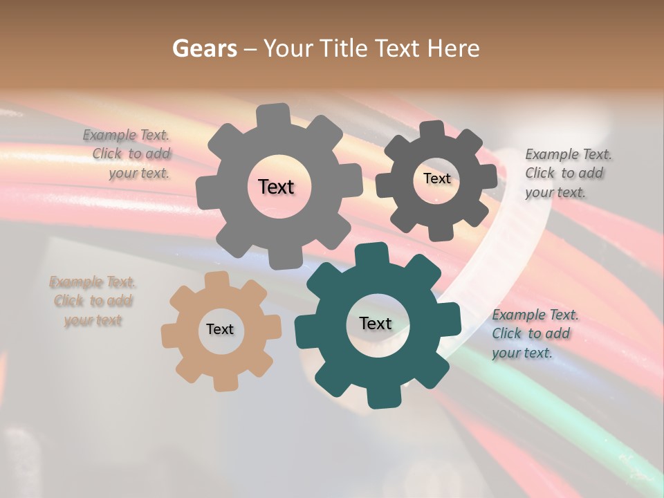 Slots Component Plug PowerPoint Template