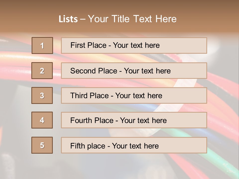 Slots Component Plug PowerPoint Template