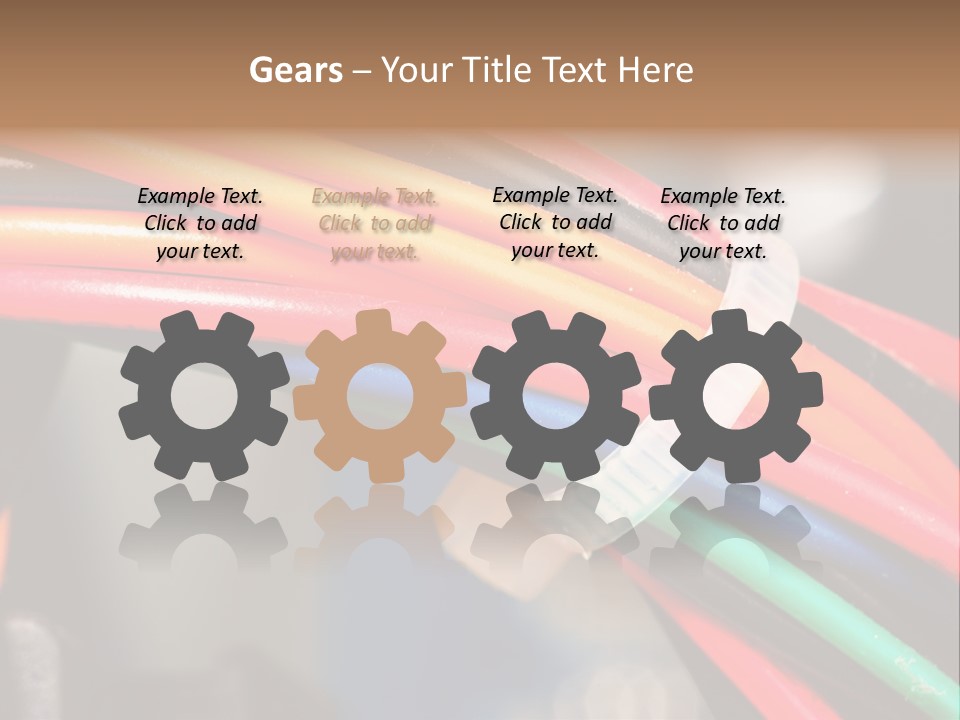 Slots Component Plug PowerPoint Template