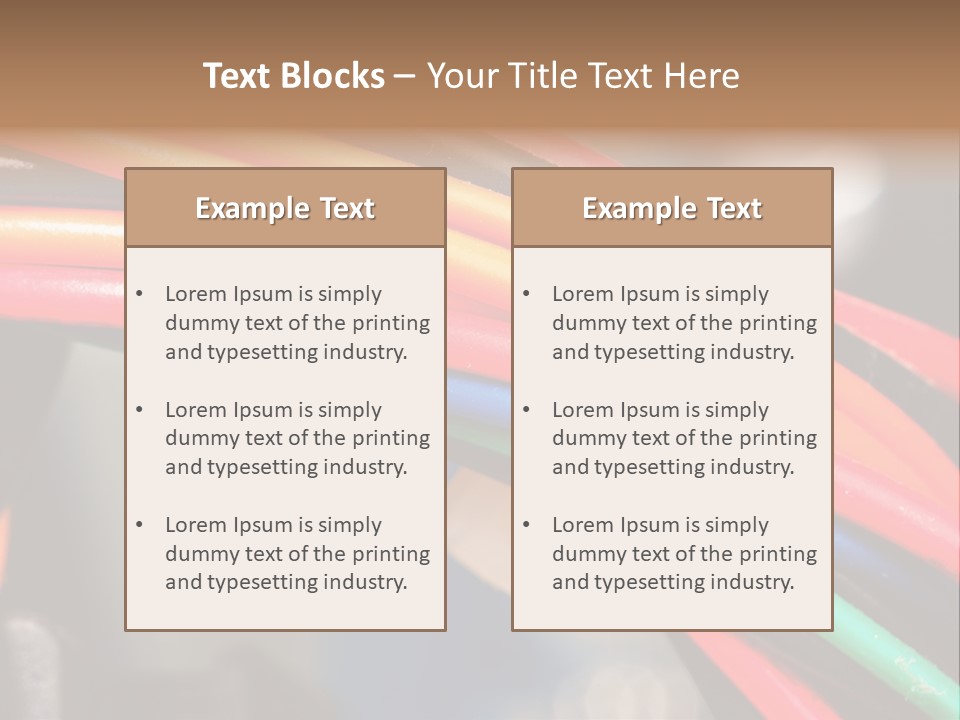 Slots Component Plug PowerPoint Template