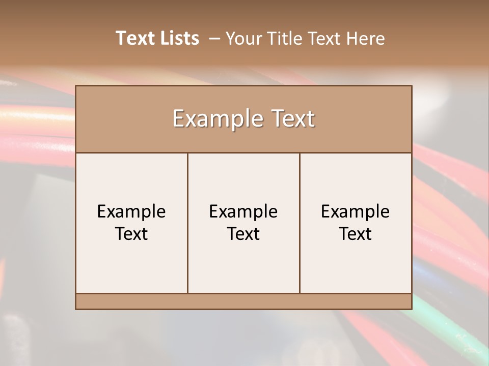 Slots Component Plug PowerPoint Template