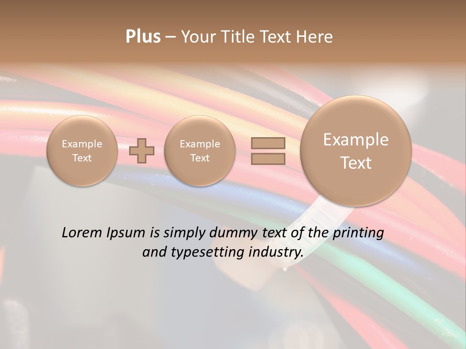 Slots Component Plug PowerPoint Template