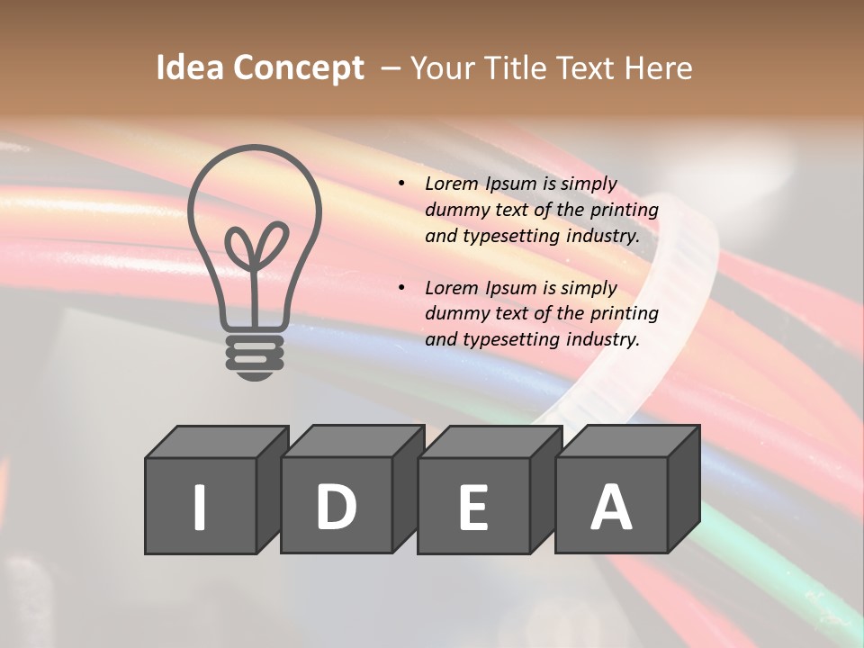 Slots Component Plug PowerPoint Template