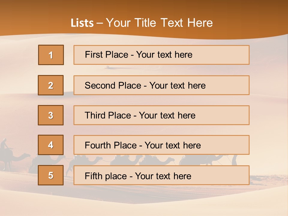 Humped Rough Toes PowerPoint Template