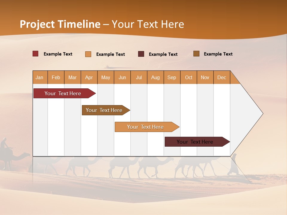 Humped Rough Toes PowerPoint Template