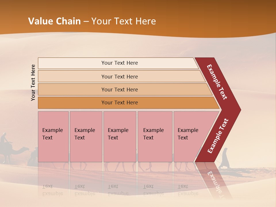 Humped Rough Toes PowerPoint Template