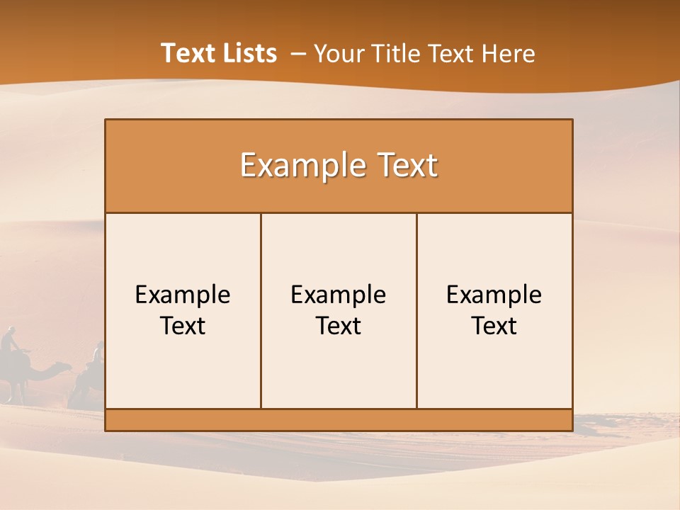 Humped Rough Toes PowerPoint Template