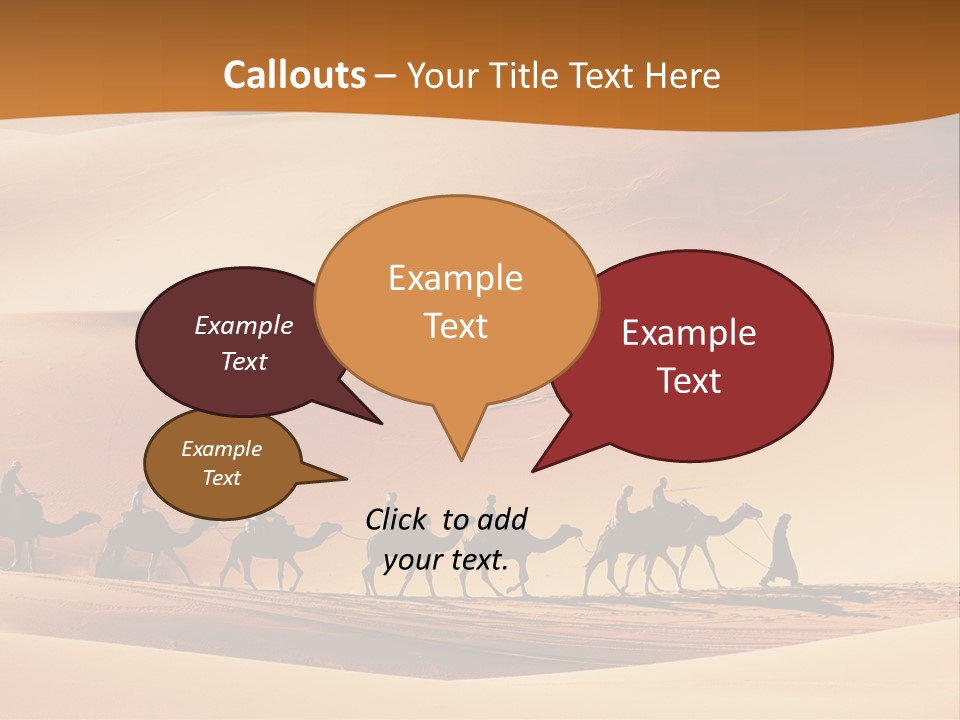 Humped Rough Toes PowerPoint Template