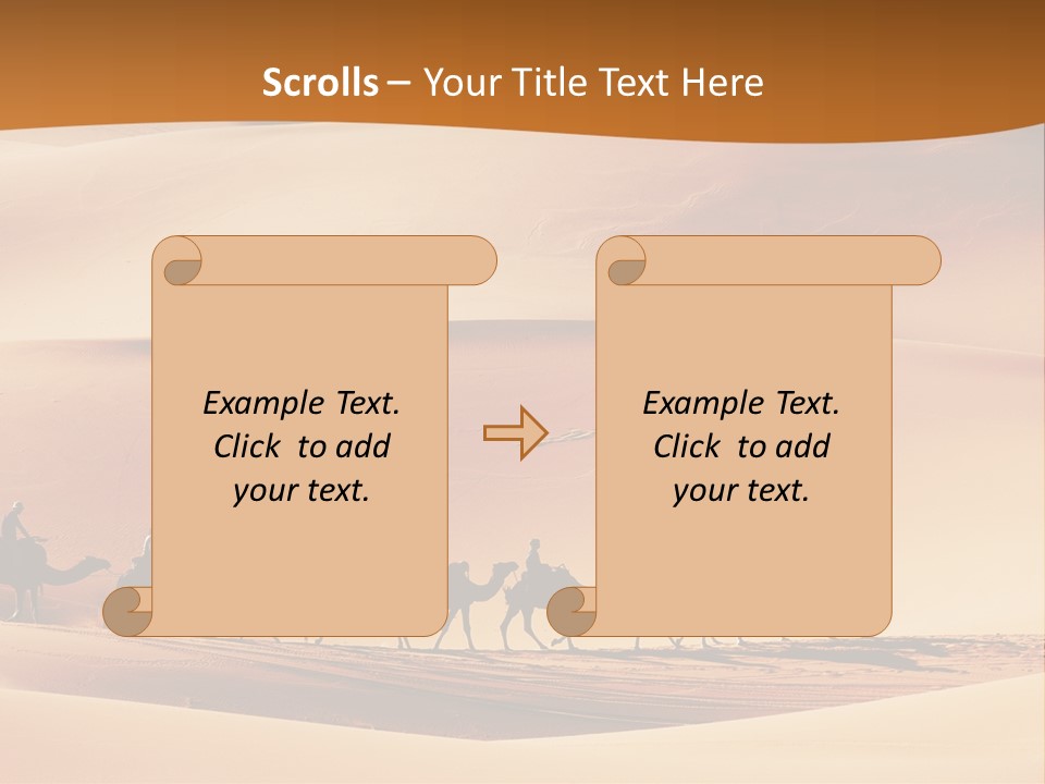 Humped Rough Toes PowerPoint Template