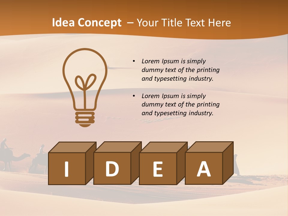 Humped Rough Toes PowerPoint Template