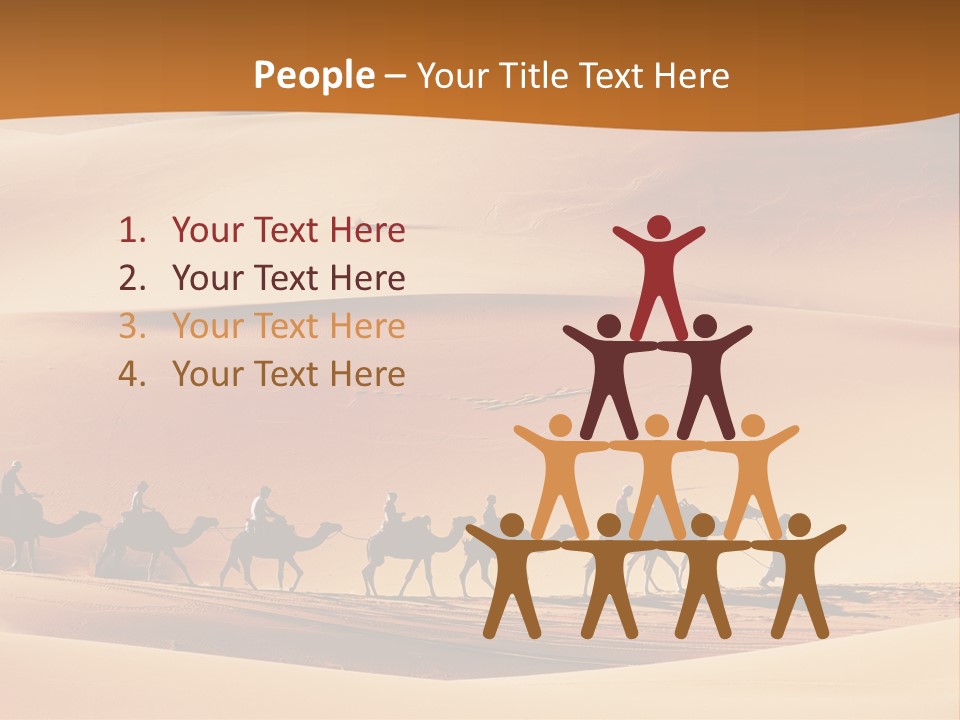 Humped Rough Toes PowerPoint Template