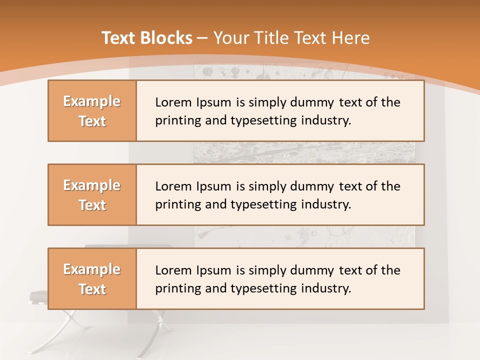 Simple Wooden Living PowerPoint Template