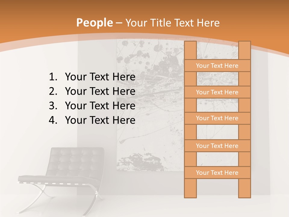 Simple Wooden Living PowerPoint Template