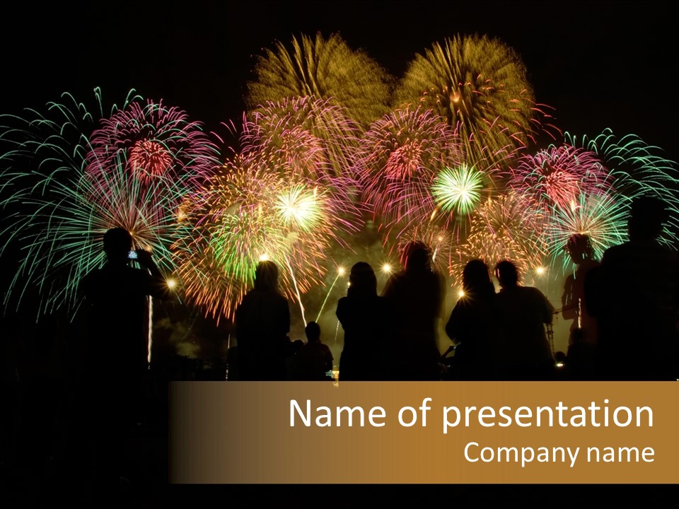 Light Celebrate Flash PowerPoint Template