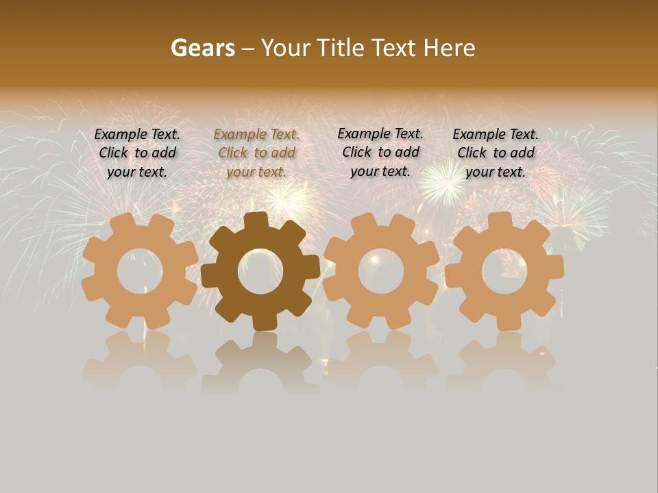 Light Celebrate Flash PowerPoint Template