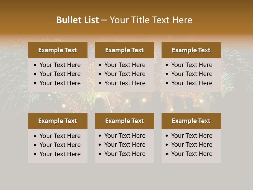 Light Celebrate Flash PowerPoint Template