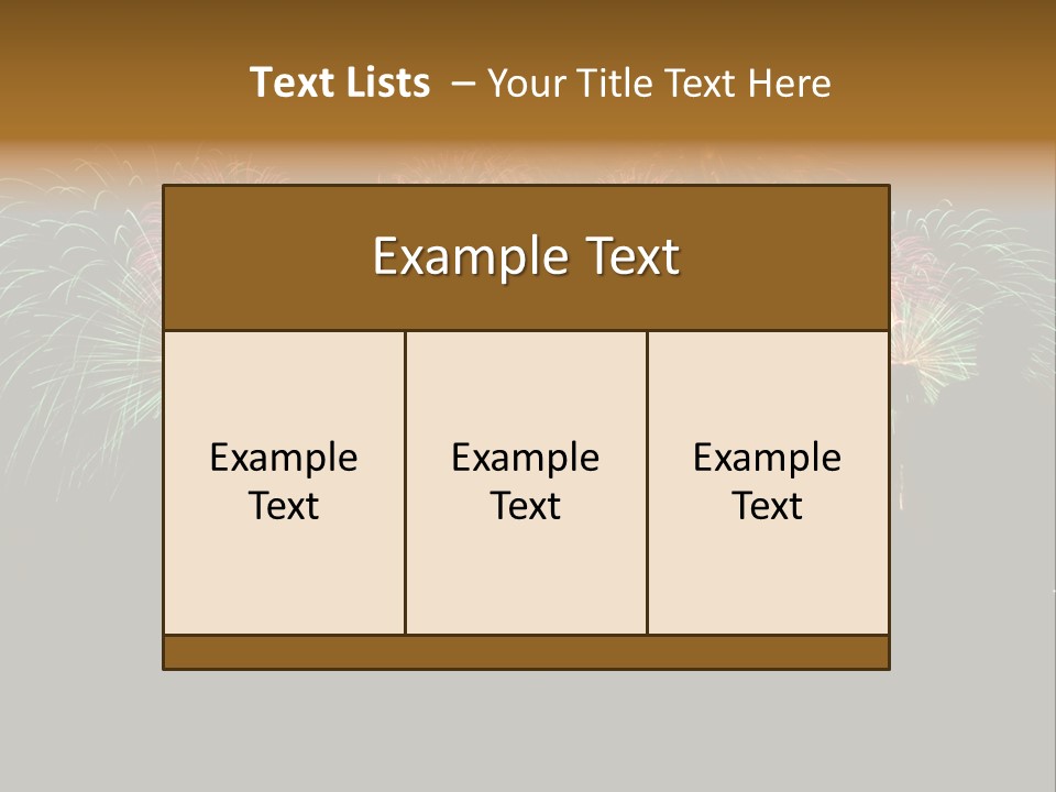 Light Celebrate Flash PowerPoint Template
