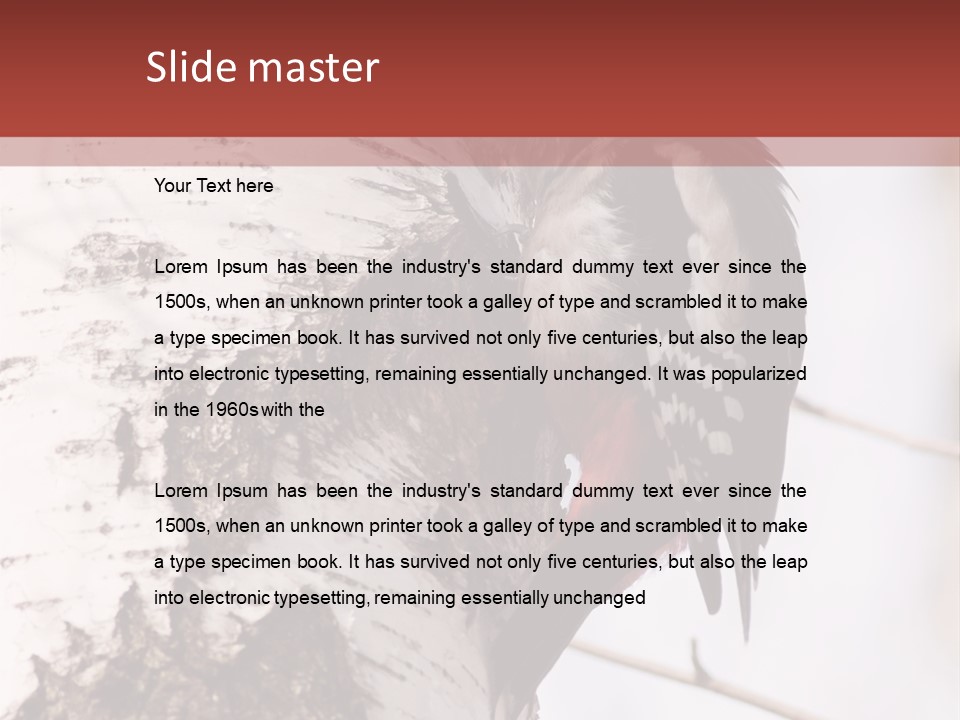 Habitat Major Outdoors PowerPoint Template