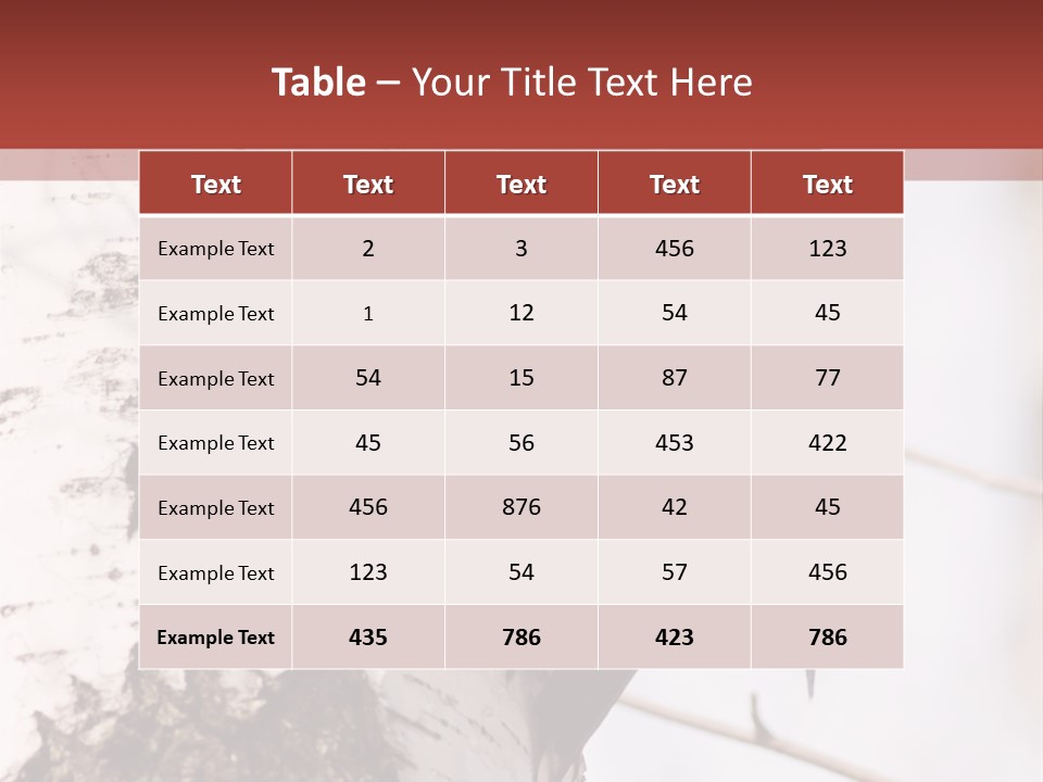 Habitat Major Outdoors PowerPoint Template
