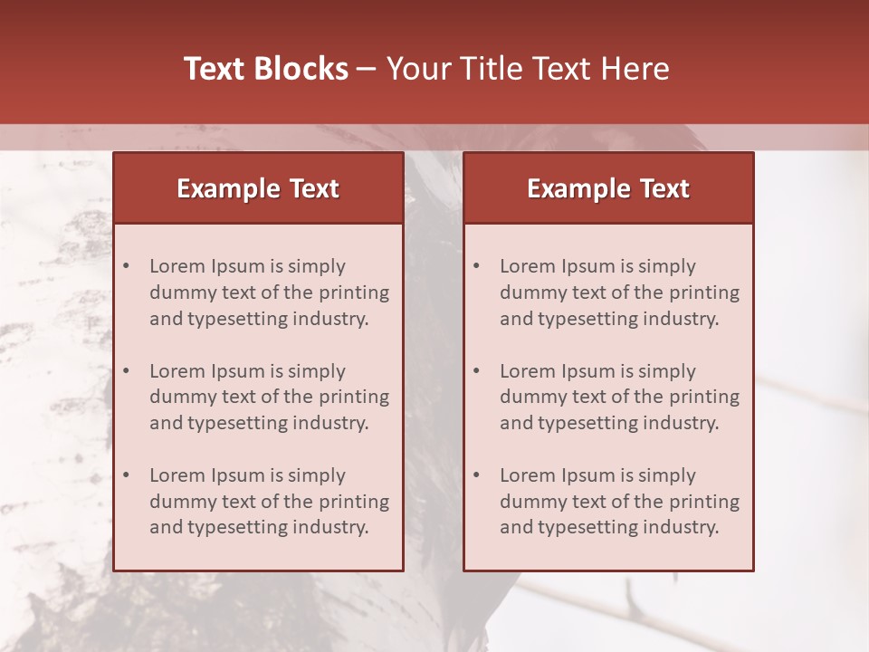 Habitat Major Outdoors PowerPoint Template