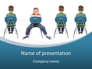 Person One Contrast PowerPoint Template