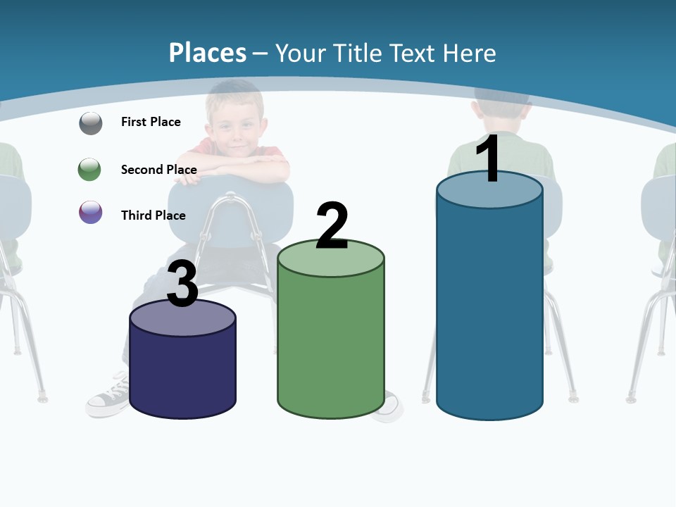 Person One Contrast PowerPoint Template