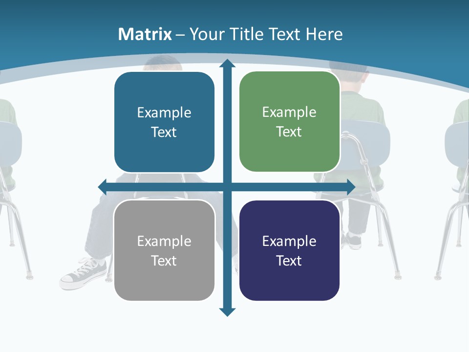 Person One Contrast PowerPoint Template