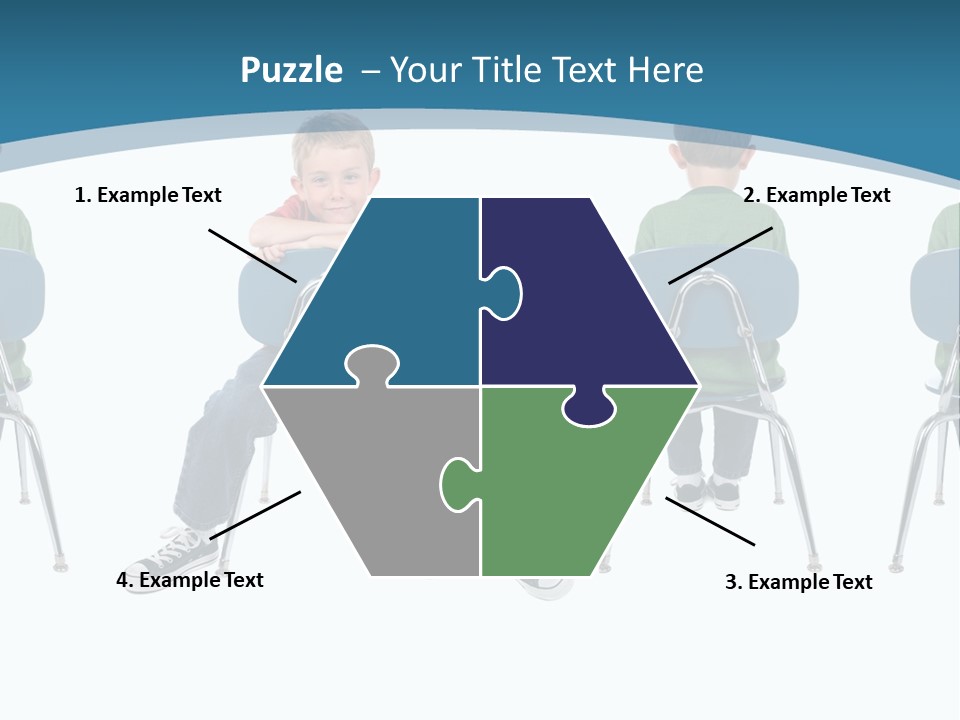 Person One Contrast PowerPoint Template