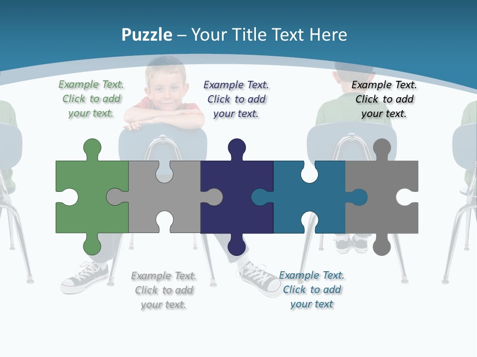 Person One Contrast PowerPoint Template