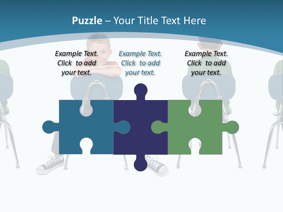 Person One Contrast PowerPoint Template