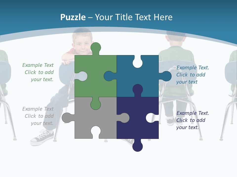 Person One Contrast PowerPoint Template