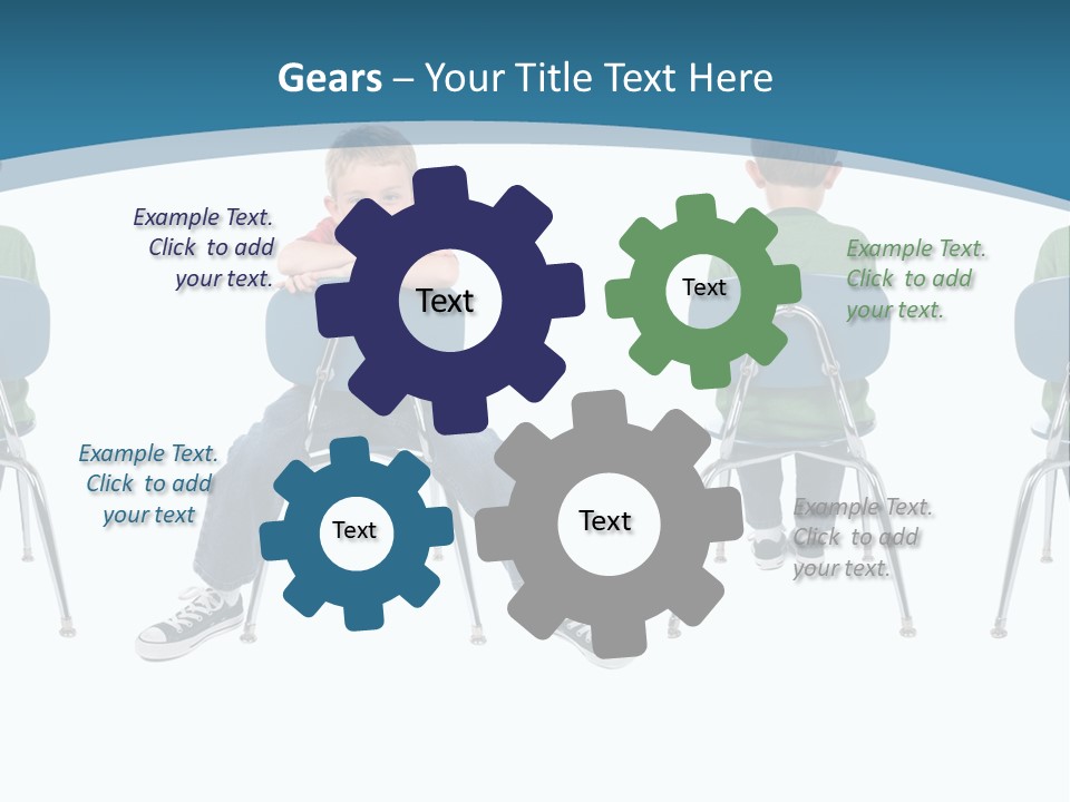 Person One Contrast PowerPoint Template