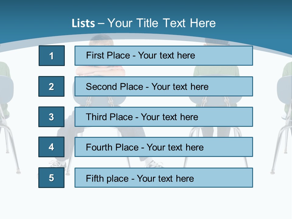 Person One Contrast PowerPoint Template