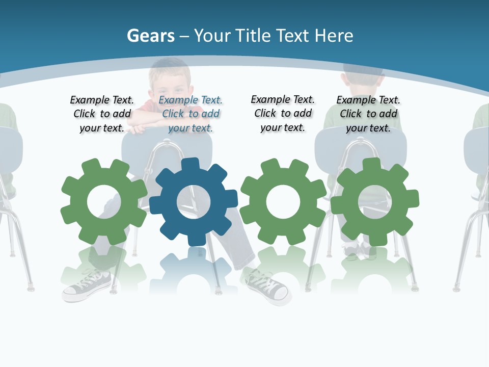 Person One Contrast PowerPoint Template