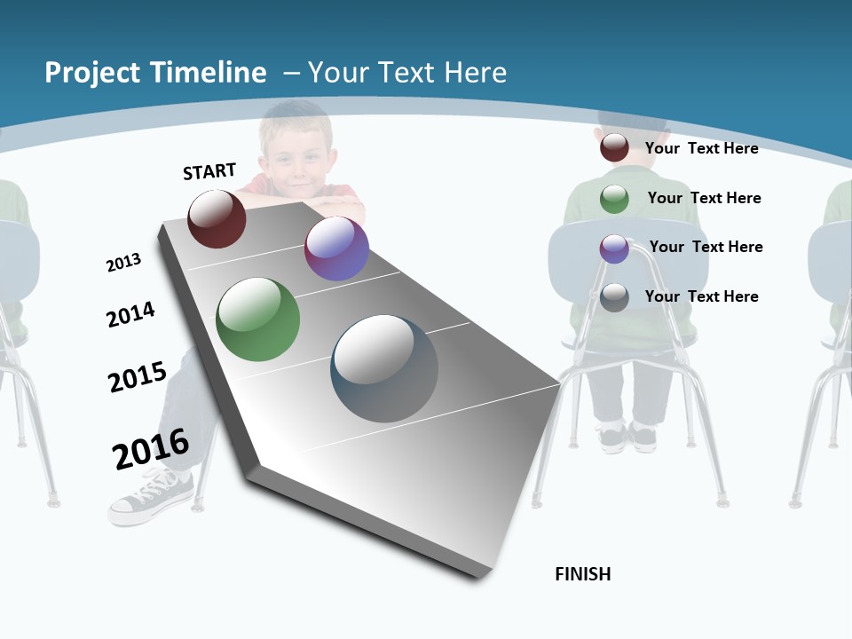 Person One Contrast PowerPoint Template