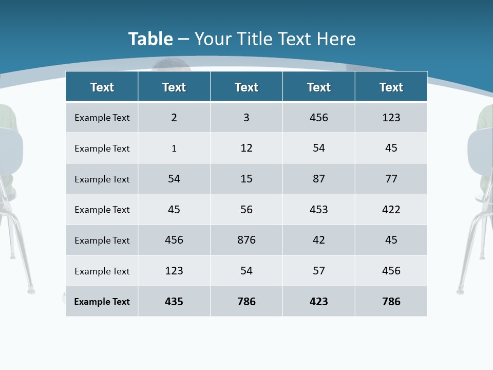 Person One Contrast PowerPoint Template