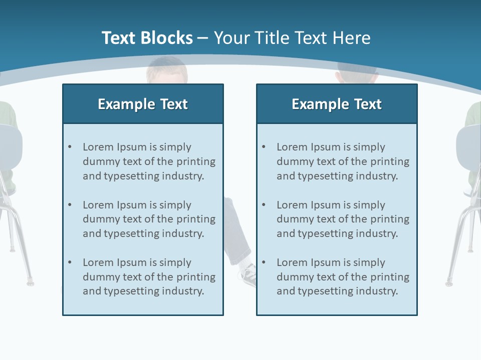 Person One Contrast PowerPoint Template