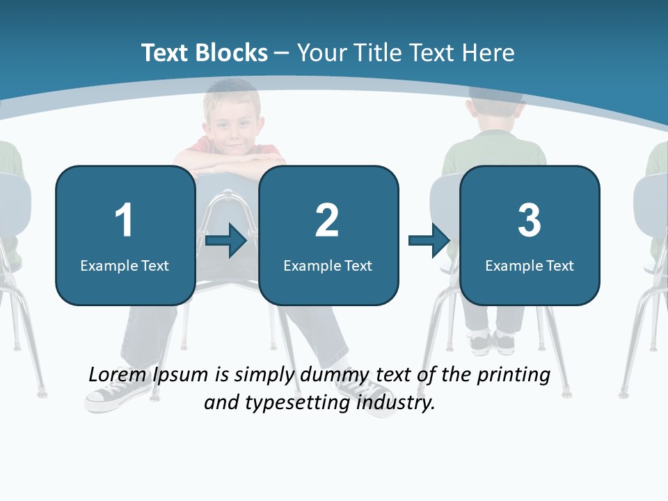 Person One Contrast PowerPoint Template