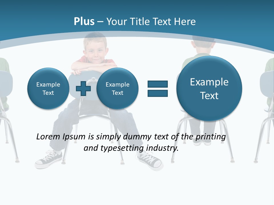 Person One Contrast PowerPoint Template