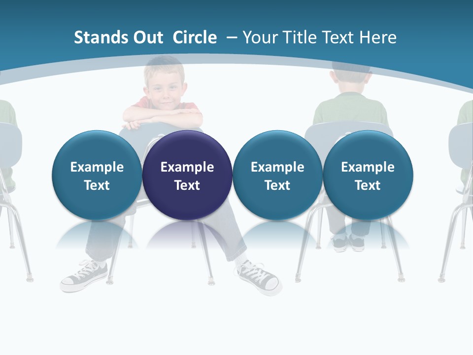 Person One Contrast PowerPoint Template