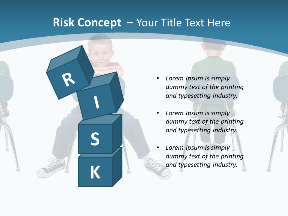 Person One Contrast PowerPoint Template