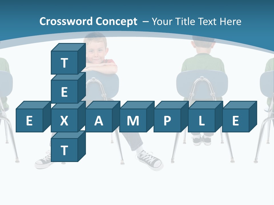 Person One Contrast PowerPoint Template